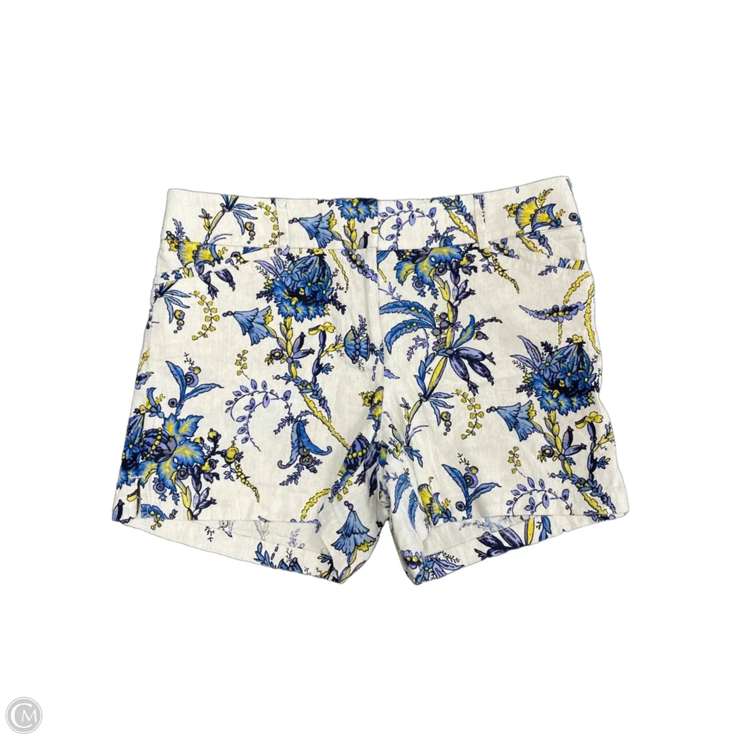 Shorts By Loft In Blue & Cream, Size: 4