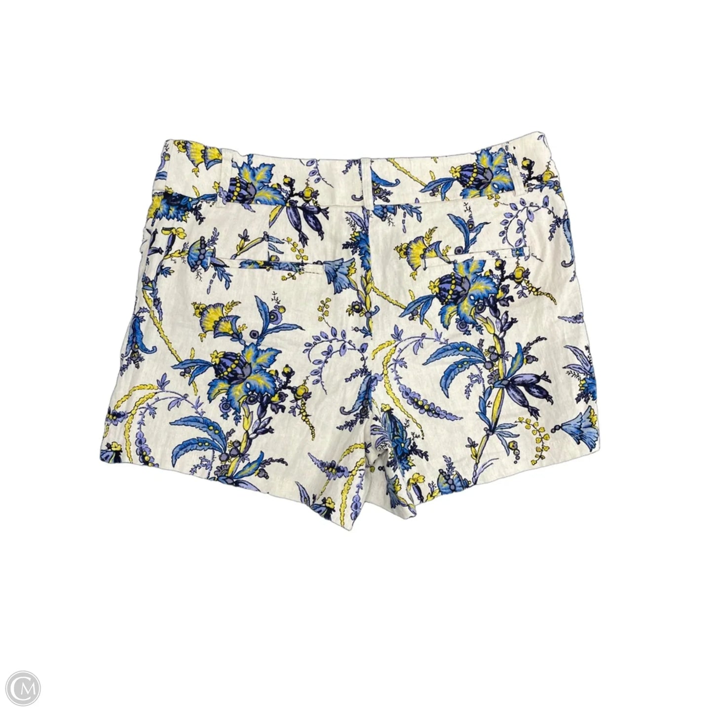 Shorts By Loft In Blue & Cream, Size: 4