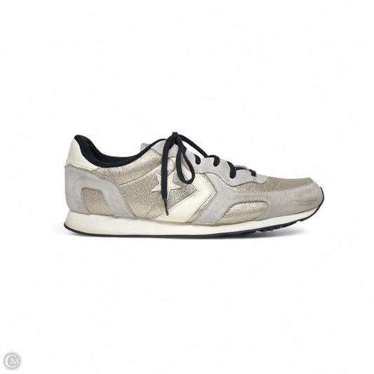 Shoes Sneakers By Converse In Grey & Silver, Size: 10.5