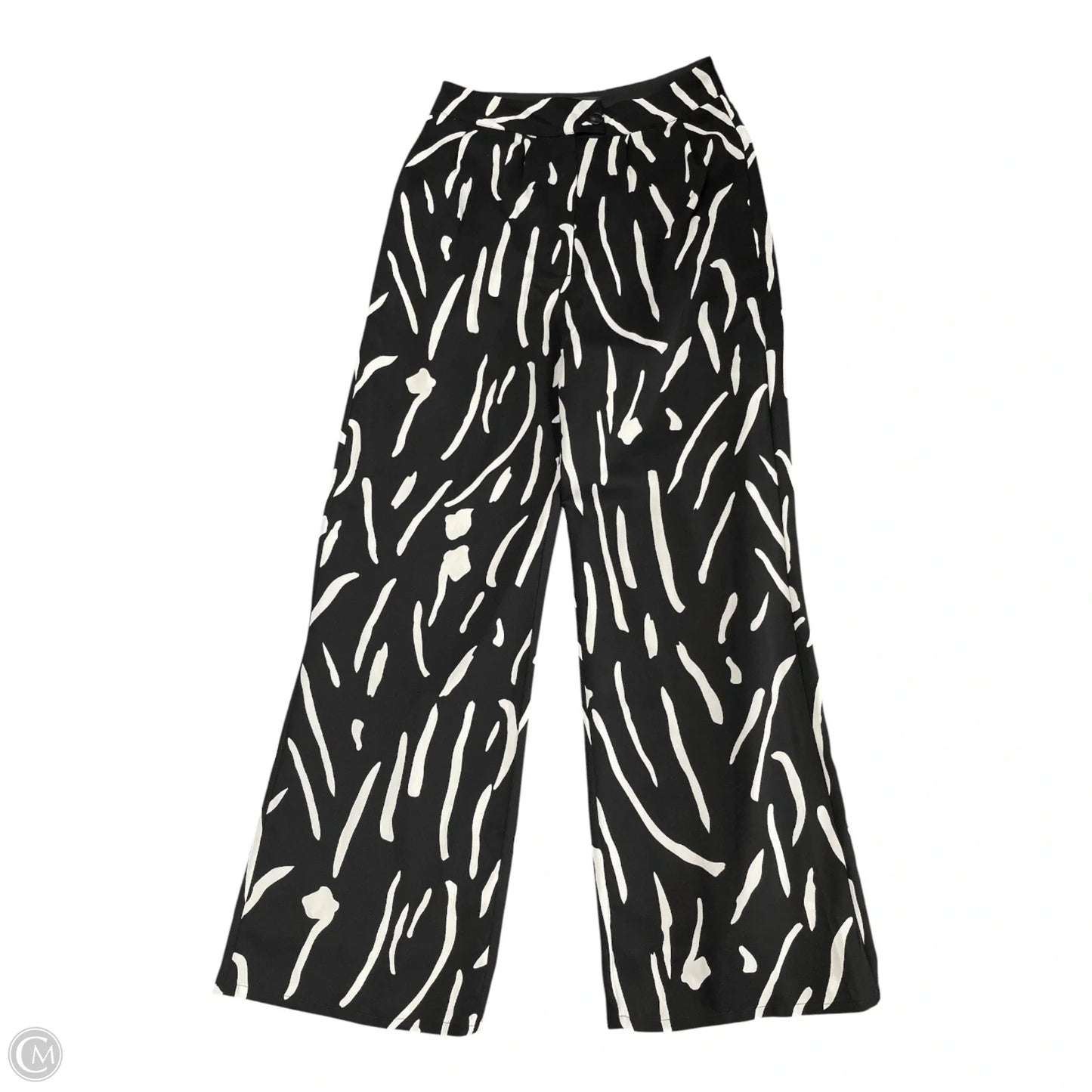 Pants Set 2pc By Gracia In Black & White, Size: S