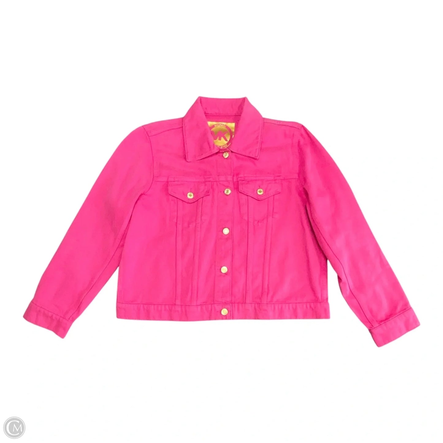 Jacket Denim By Michael By Michael Kors In Pink, Size: Xl