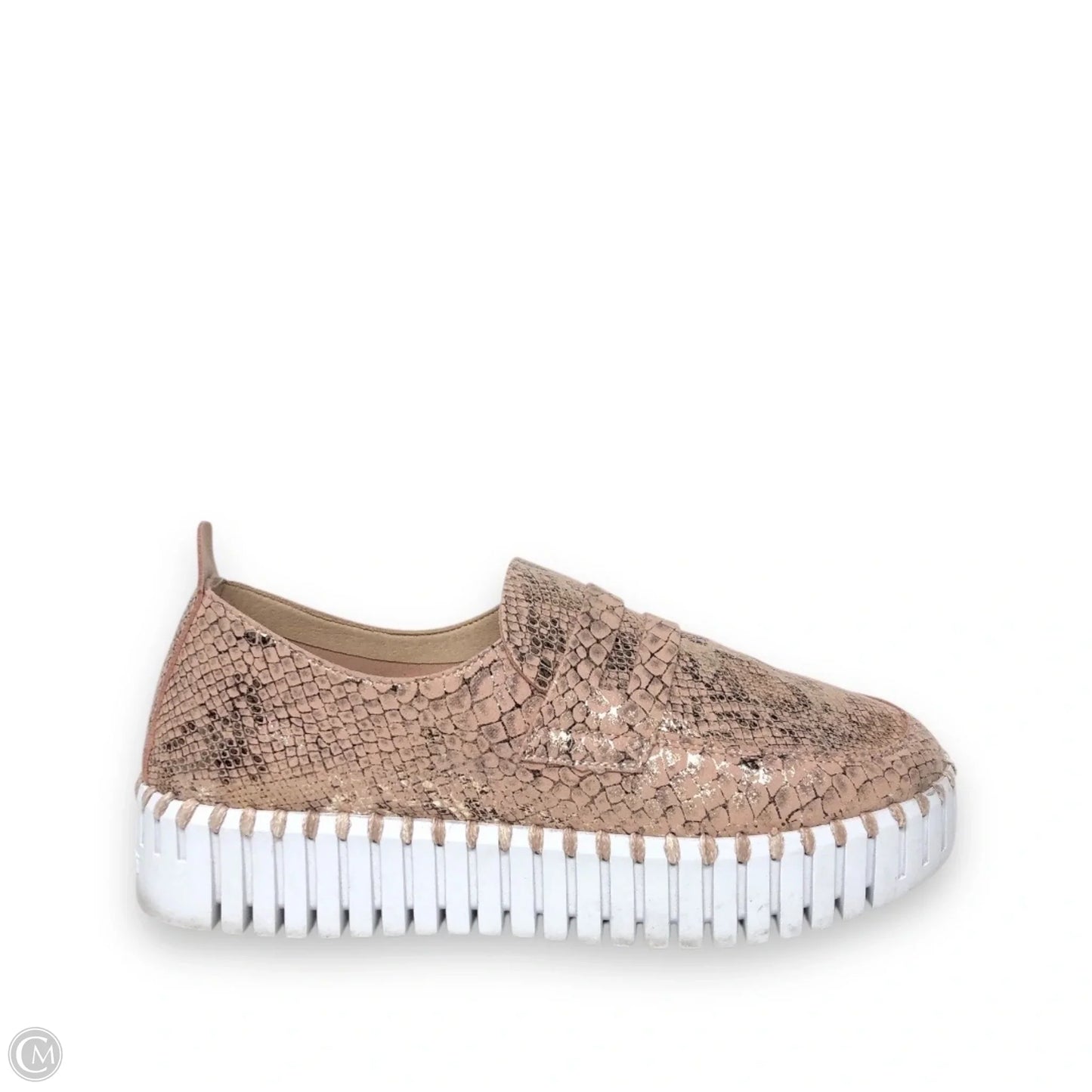 Shoes Heels Platform By Cmc In Rose Gold, Size: 8