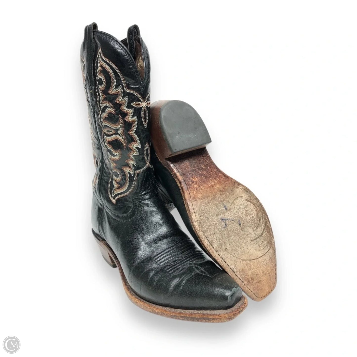 Boots Western By Tony Lama In Black, Size: 9