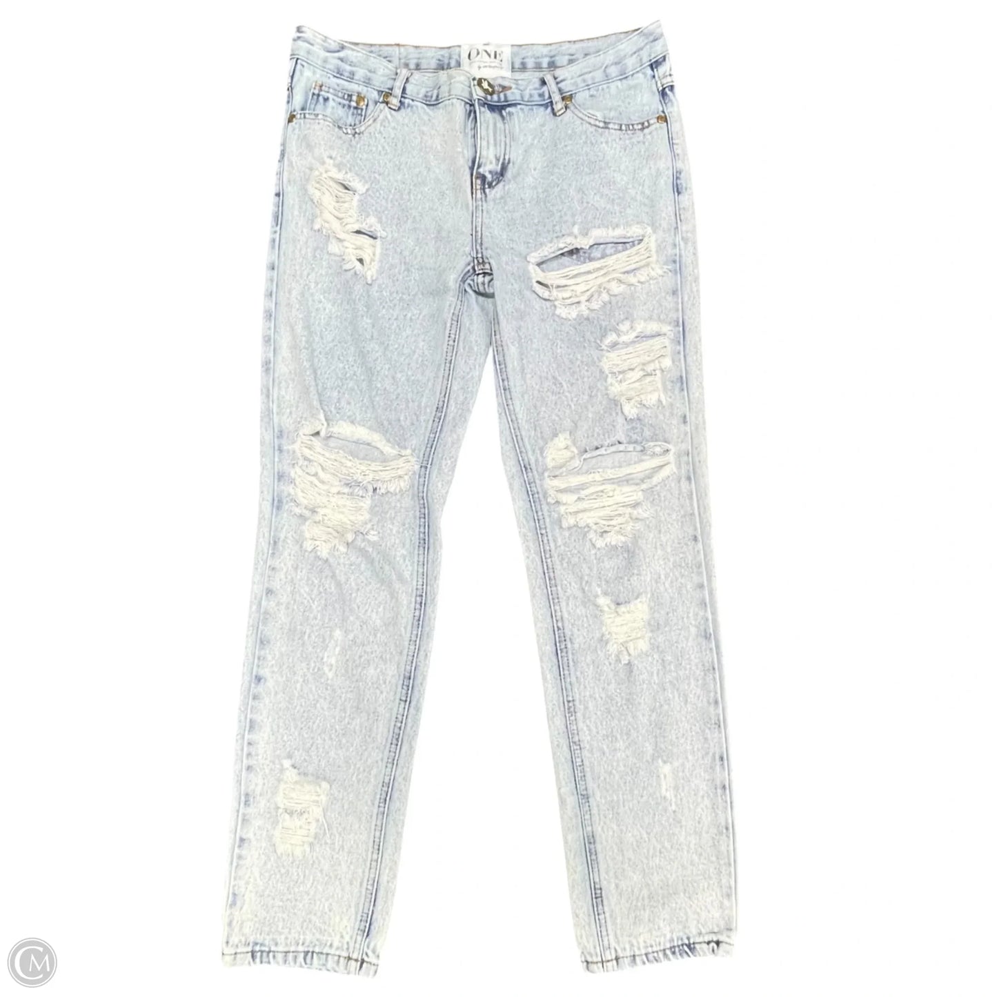 Jeans Straight By Cma In Blue Denim, Size: 8