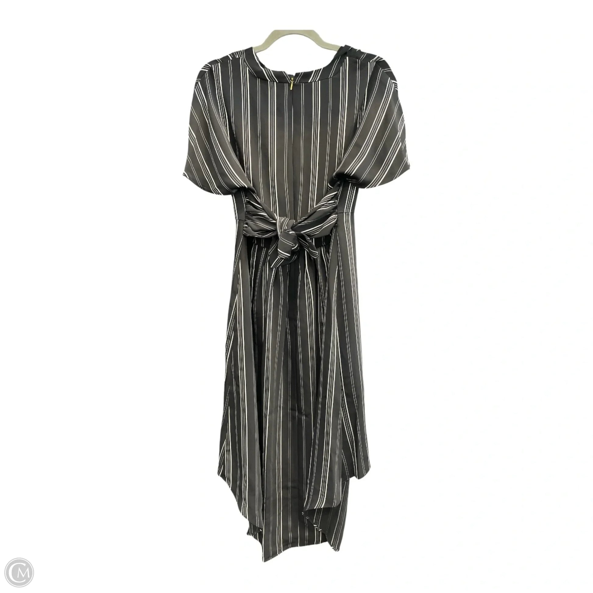donna karan casual dresses Weekend Women's Cap Sleeve Crewneck Dress - Khaki Green The palette and airy fabrication make it an elegant choice for celebrations and special evenings. short sleeve spring dress Donna