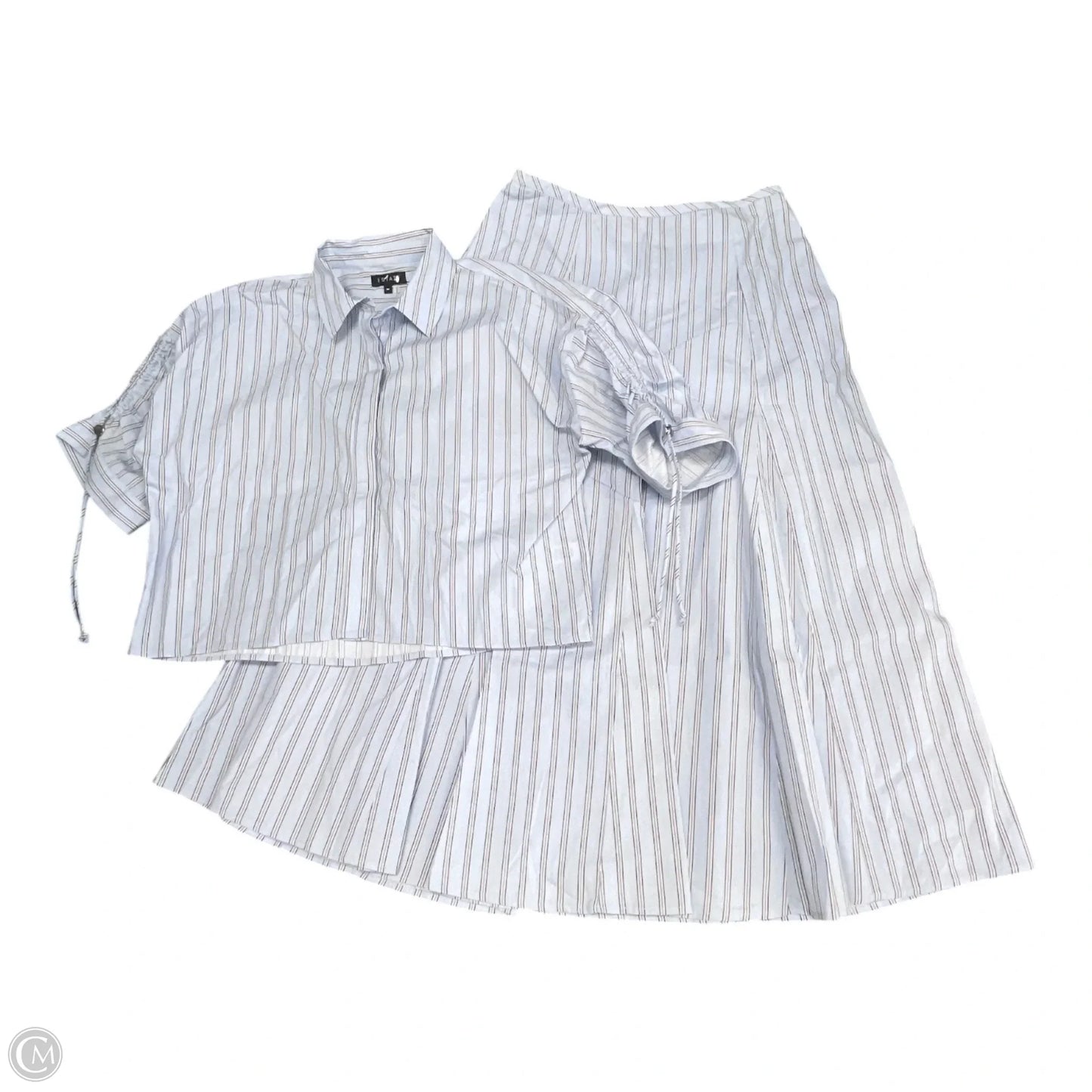 Skirt Set 2pc By 1.state In Blue & White, Size: 10