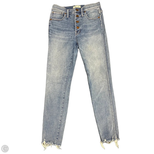 Jeans Skinny By Madewell In Blue Denim, Size: 6