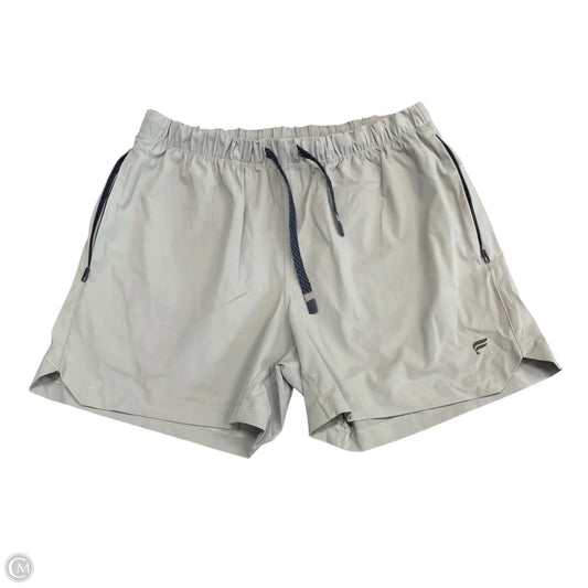Athletic Shorts By Fabletics In Grey, Size: L