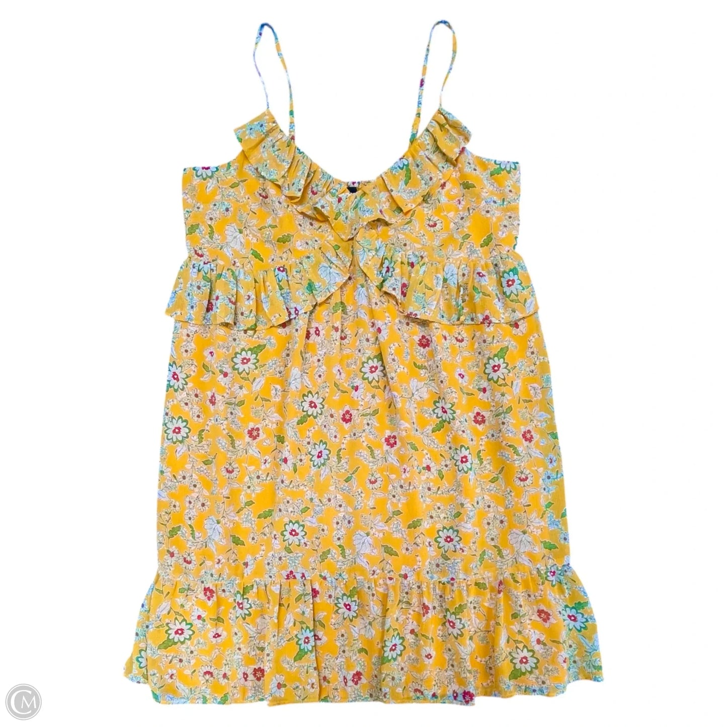Dress Casual Short By Jessica Simpson In Yellow, Size: L