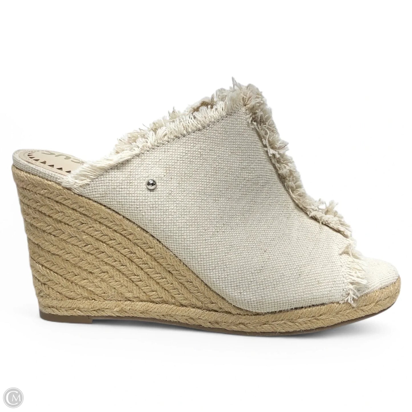 Sandals Heels Wedge By Circus By Sam Edelman In Cream, Size: 8