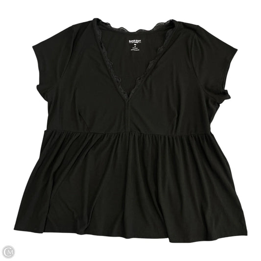 Top Short Sleeve By Torrid In Black, Size: 4x