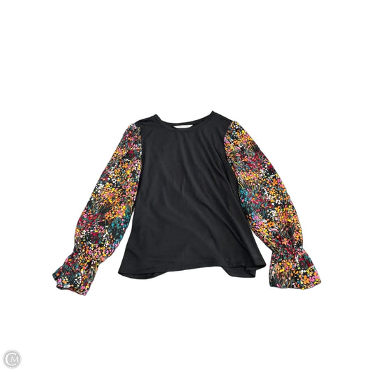 Top Long Sleeve By The Pioneer Woman In Black, Size: S