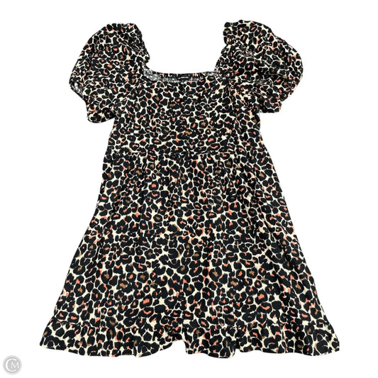 Dress Casual Short By Who What Wear In Black & Cream, Size: L
