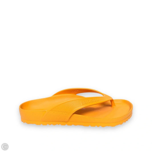 Sandals Flats By Birkenstock In Orange, Size: 7