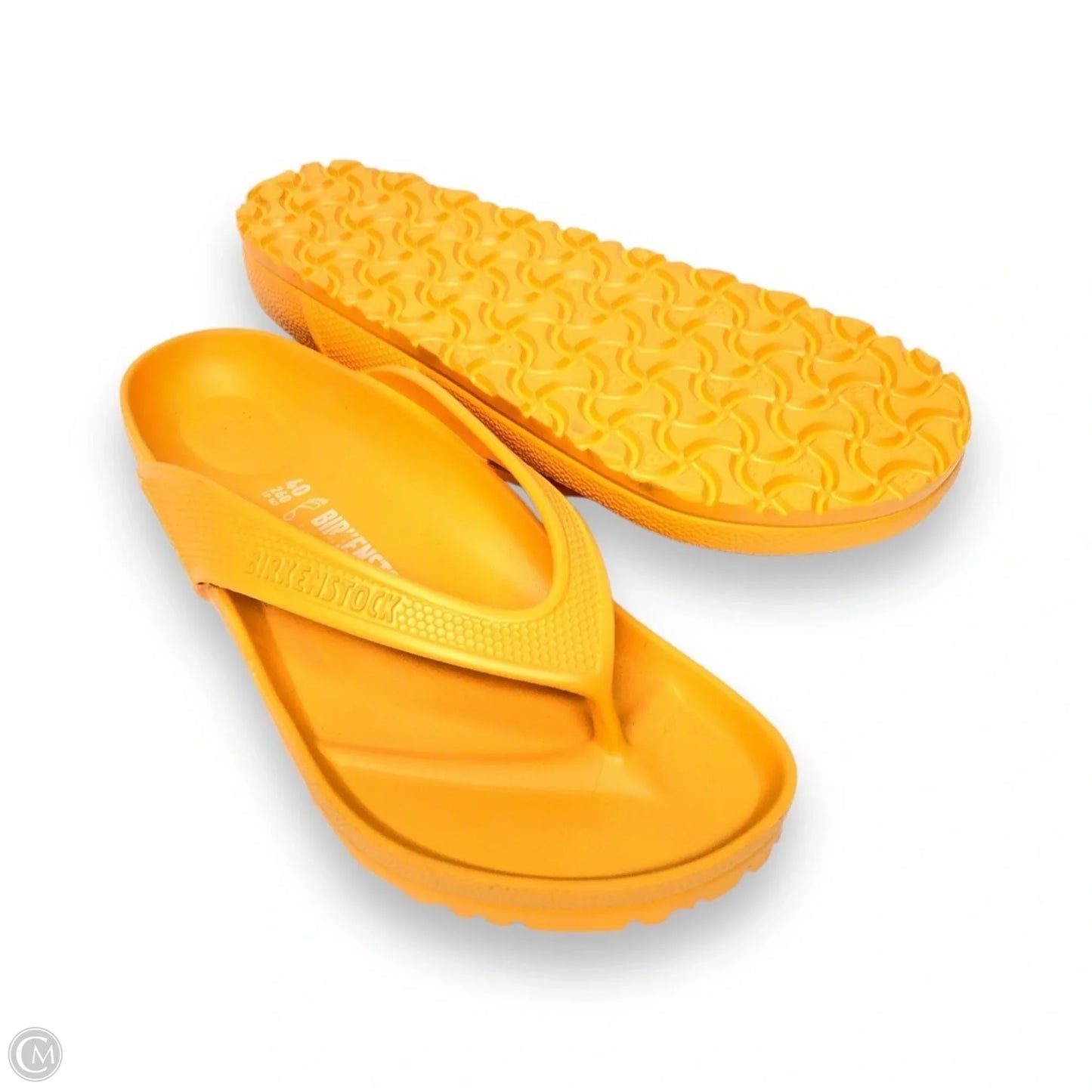 Sandals Flats By Birkenstock In Orange, Size: 7