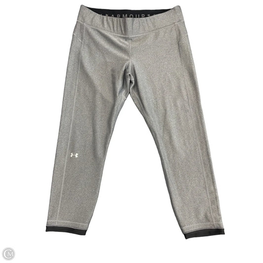 Athletic Capris By Under Armour In Grey, Size: Xl