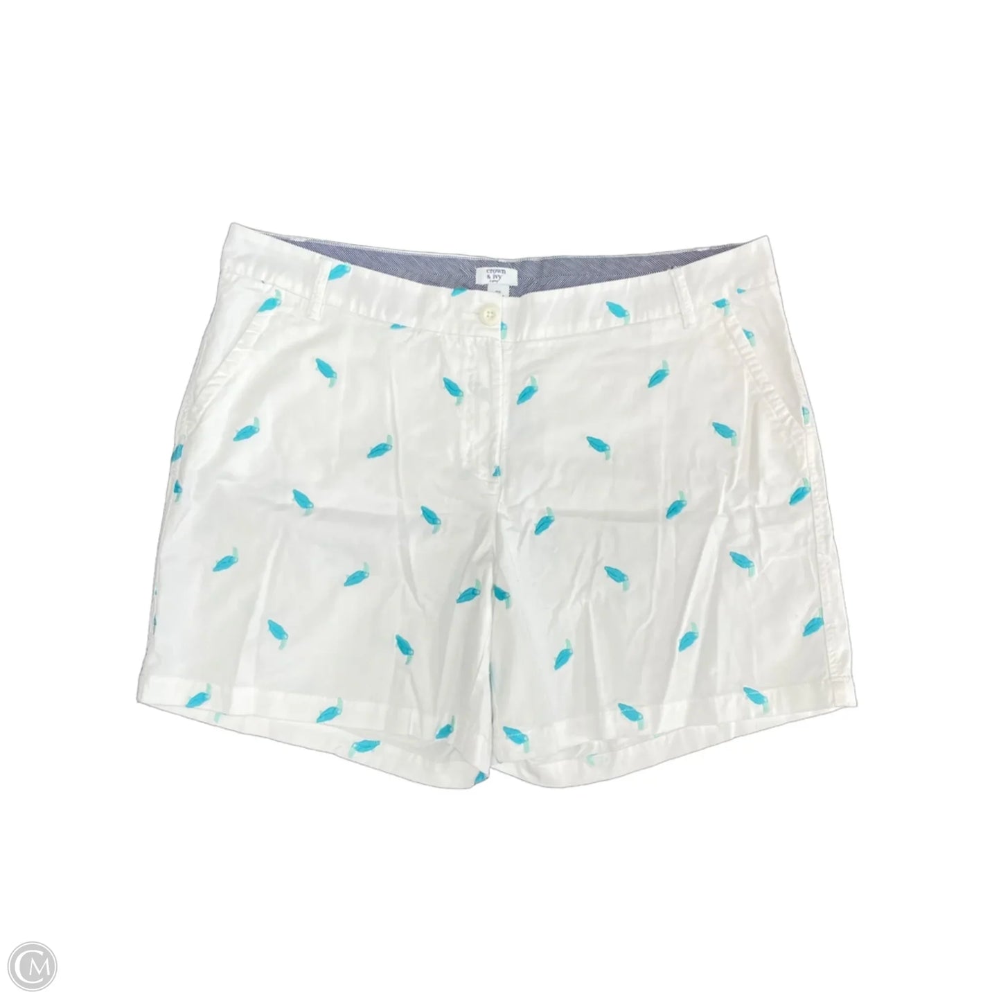 Shorts By Crown And Ivy In Blue & White, Size: 18