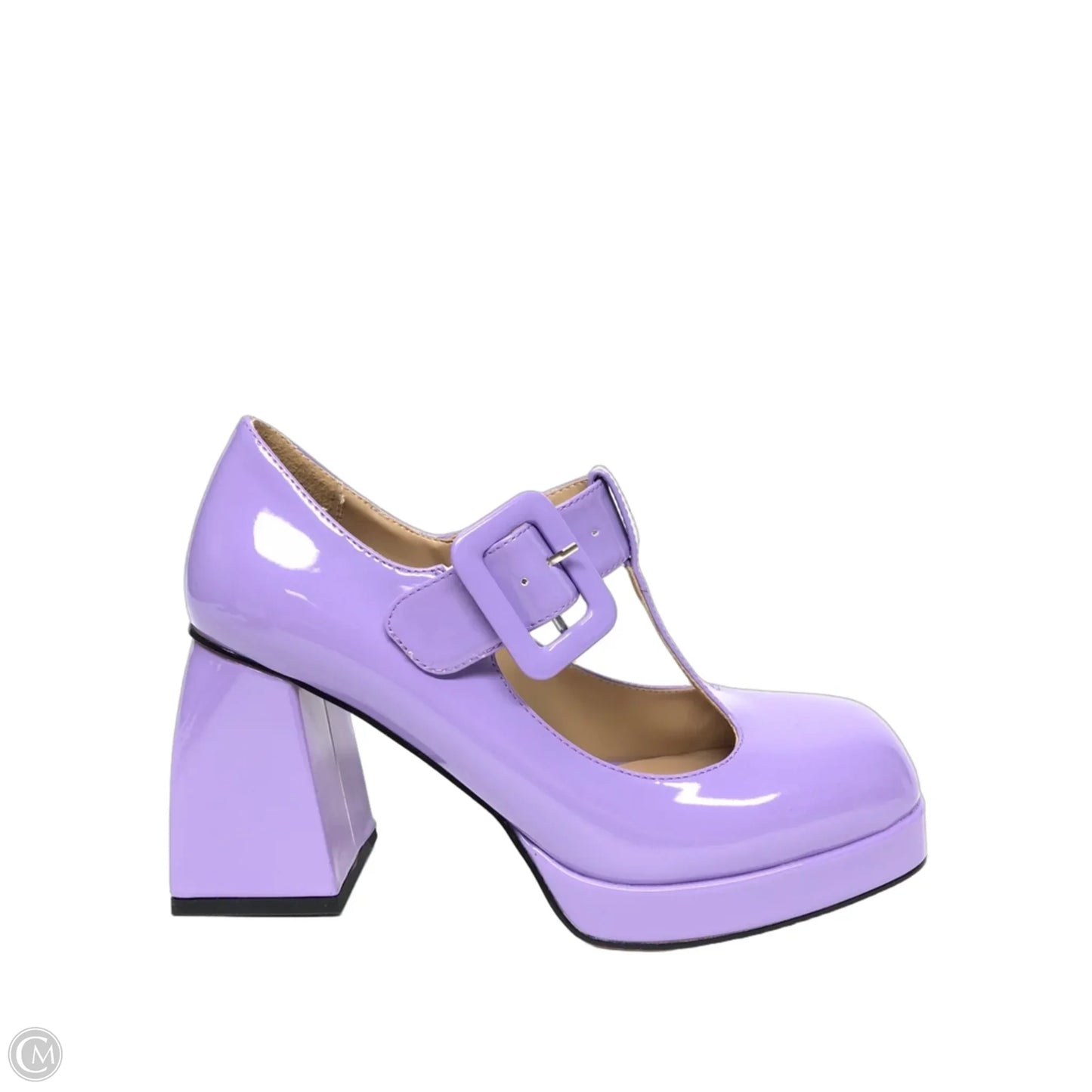 Shoes Heels Block By Clothes Mentor In Purple, Size: 9