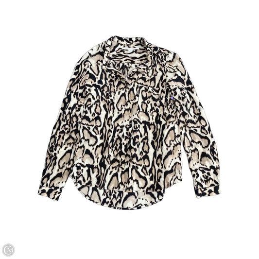 Blouse Designer By Diane Von Furstenberg In Animal Print, Size: 6