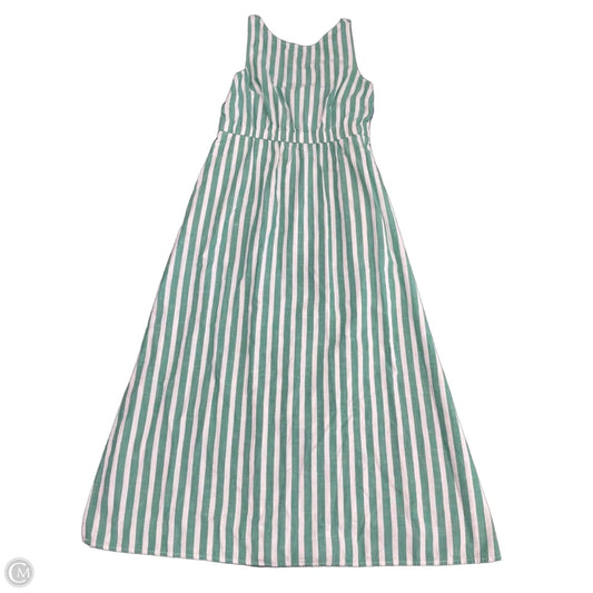 Dress Casual Midi By Universal Thread In Green & White, Size: S