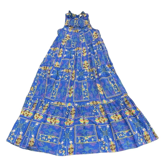 Dress Casual Maxi By Entro In Blue & Pink, Size: S