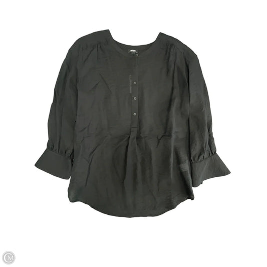 Top Long Sleeve By Express In Black, Size: S