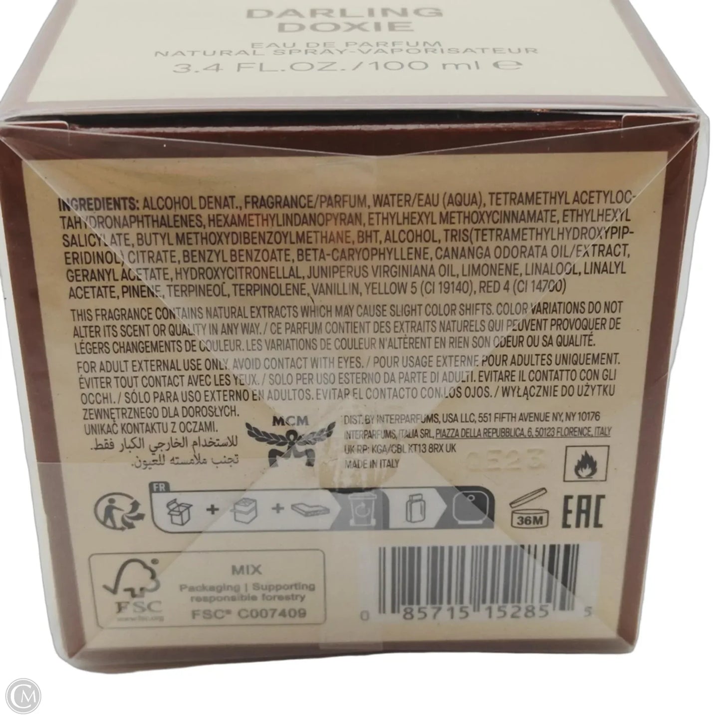 Fragrance Luxury Designer By Mcm, Size: Large