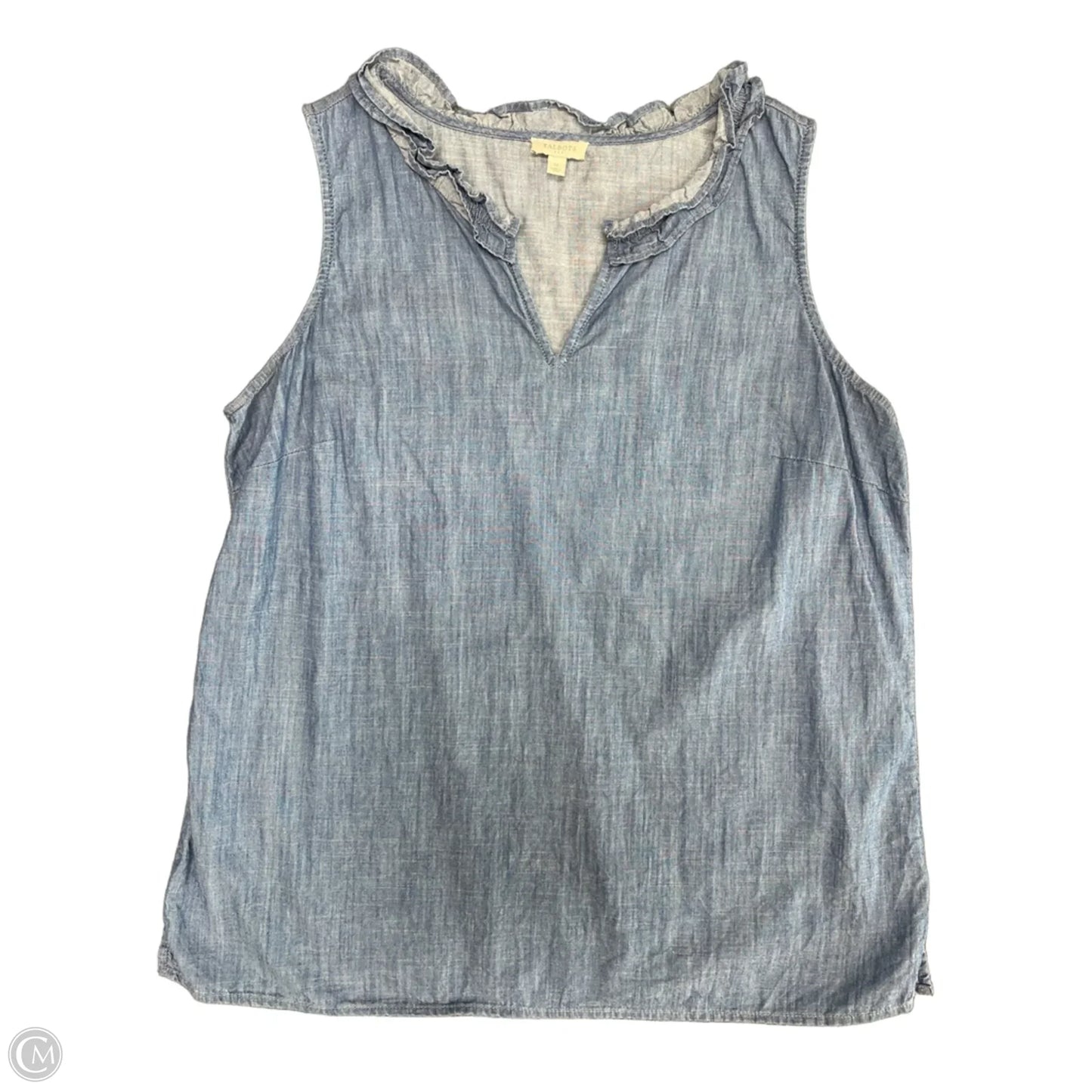 Top Sleeveless By Talbots In Blue, Size: M