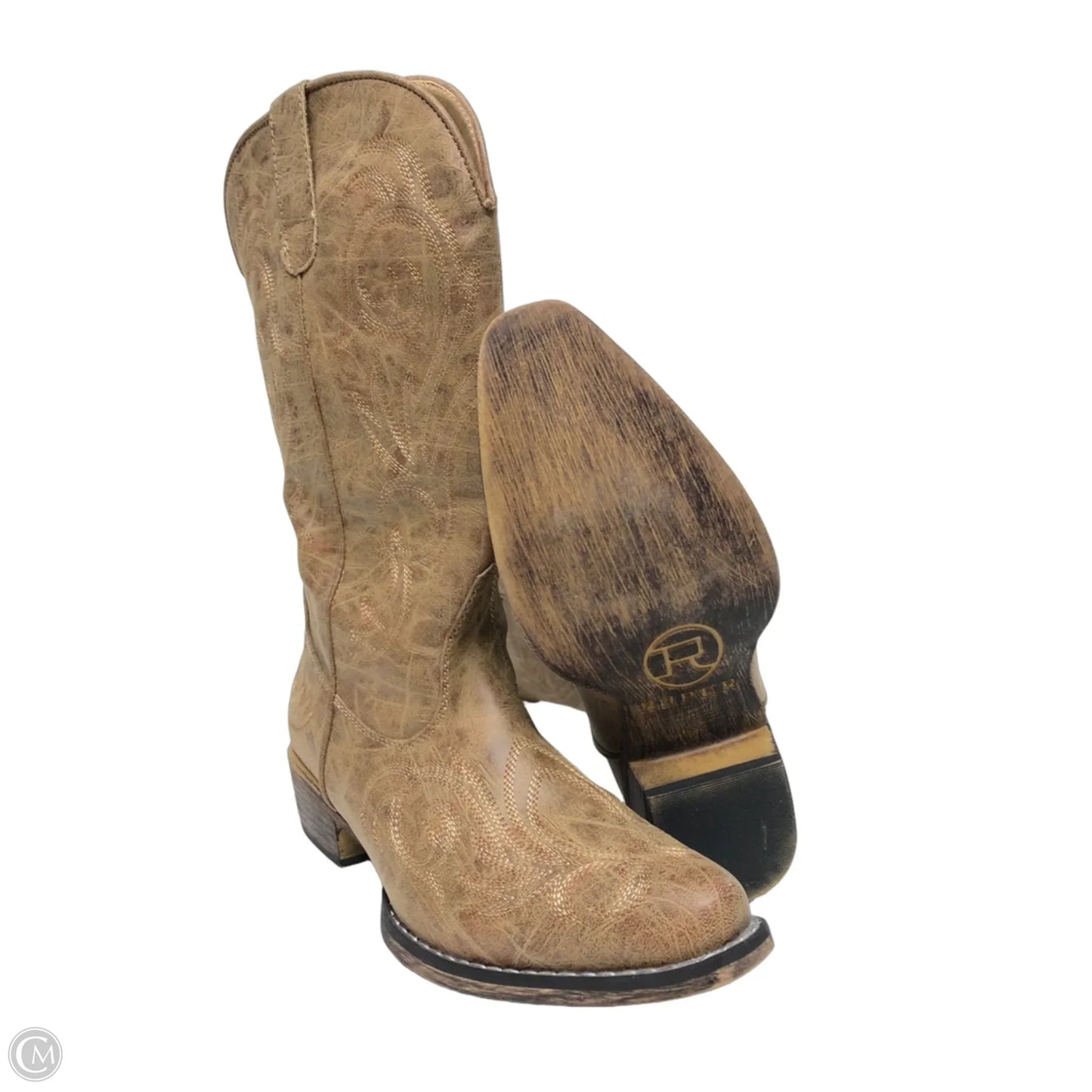 Boots Western By Roper In Brown, Size: 8.5