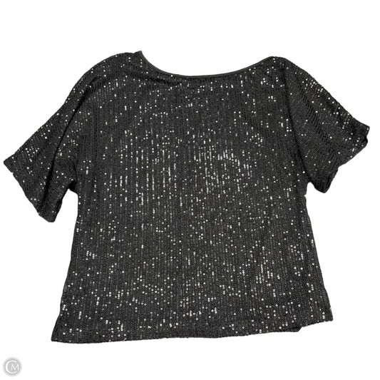 Top Short Sleeve By Cme In Black, Size: M