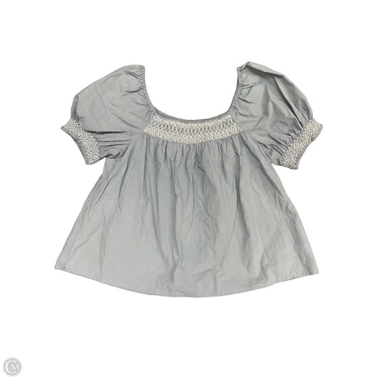 Top Short Sleeve By Wonderly In Blue, Size: Xl