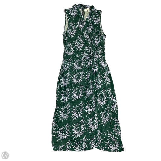 Dress Casual Midi By Clothes Mentor In Blue & Green, Size: M