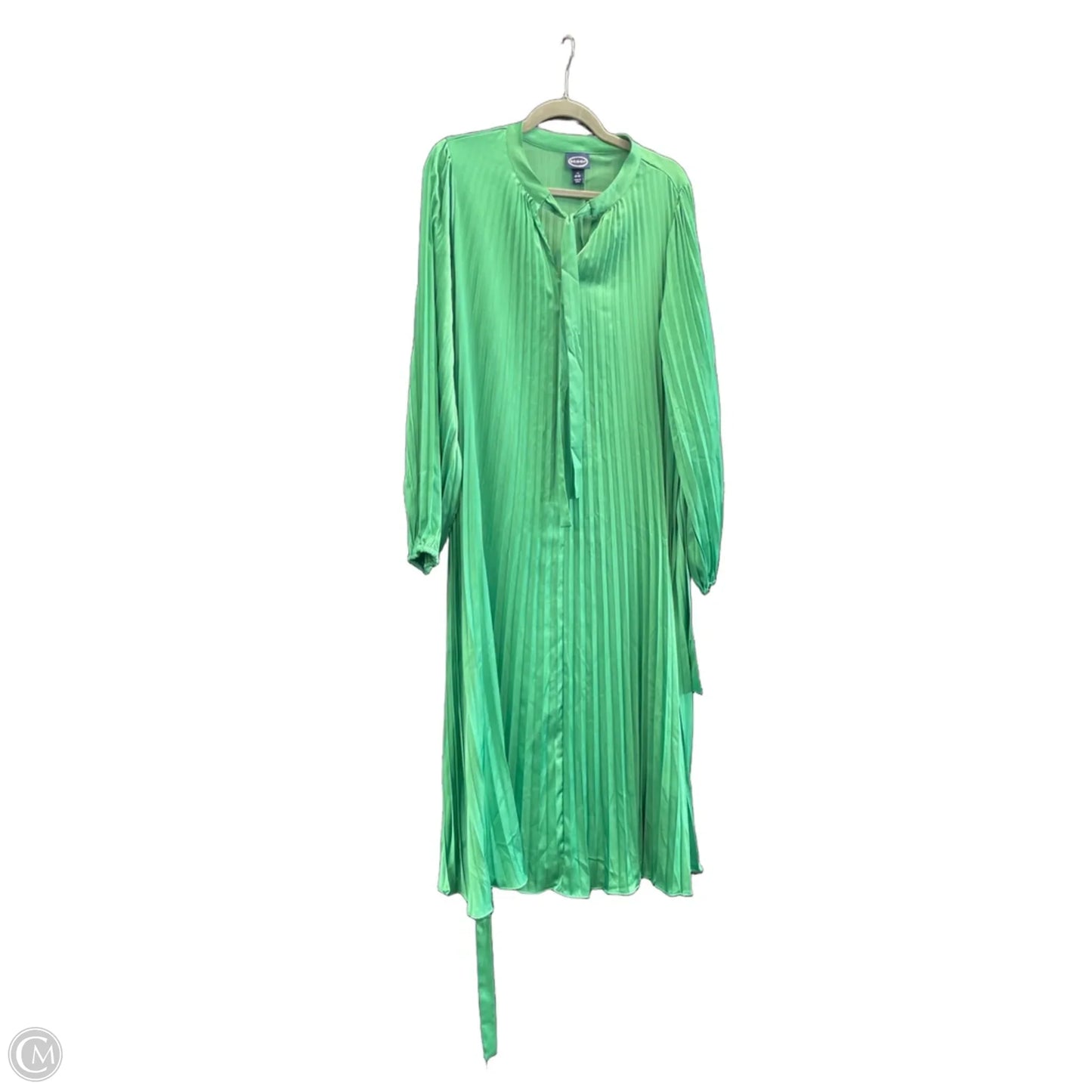 Dress Casual Midi By Scoop In Green, Size: M