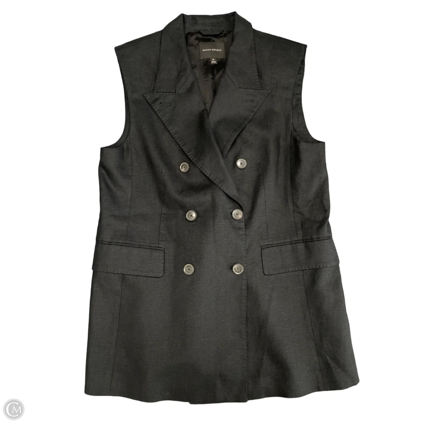 Blazer By Banana Republic In Black, Size: 14
