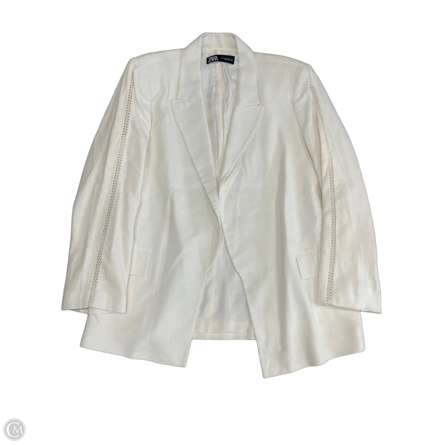 Blazer By Zara In Cream, Size: Xl