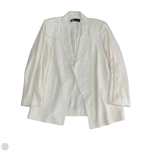 Blazer By Zara In Cream, Size: Xl