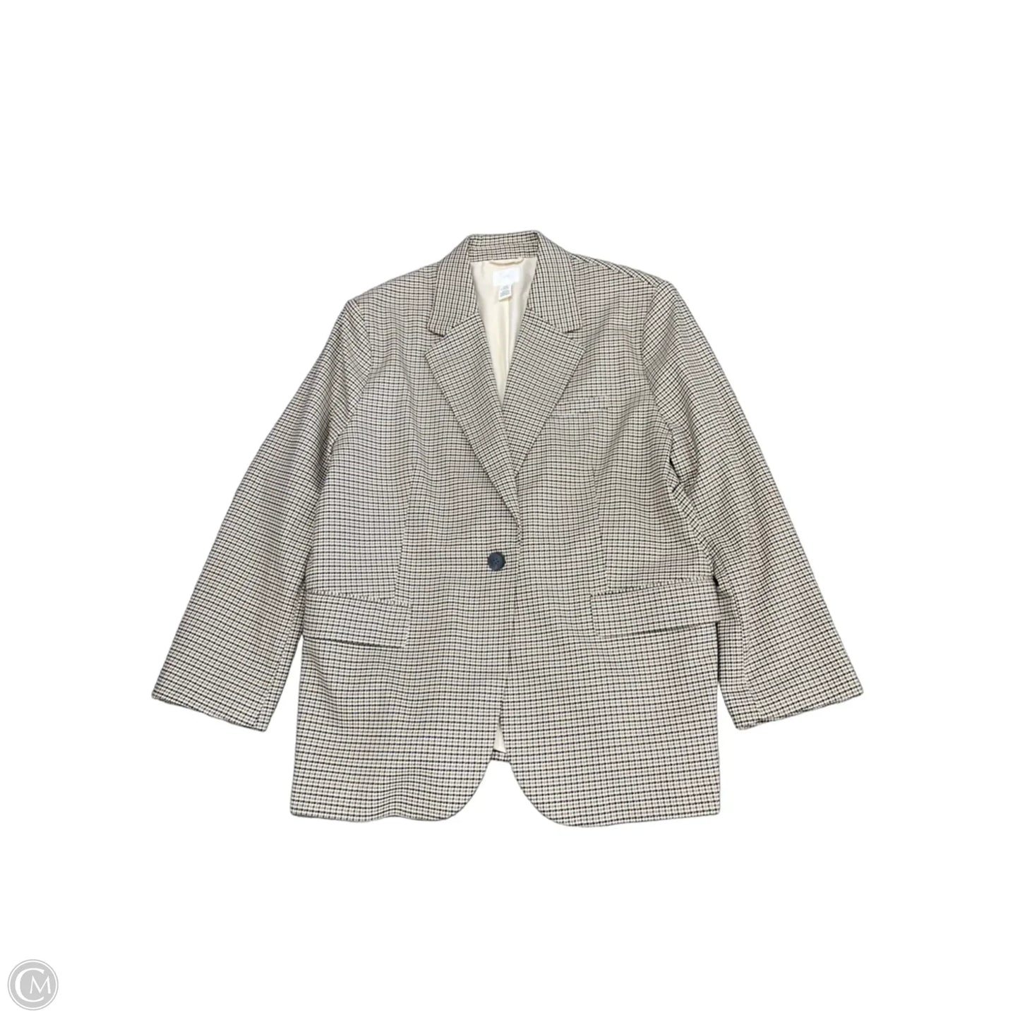 Blazer By H&m In Beige, Size: Xl