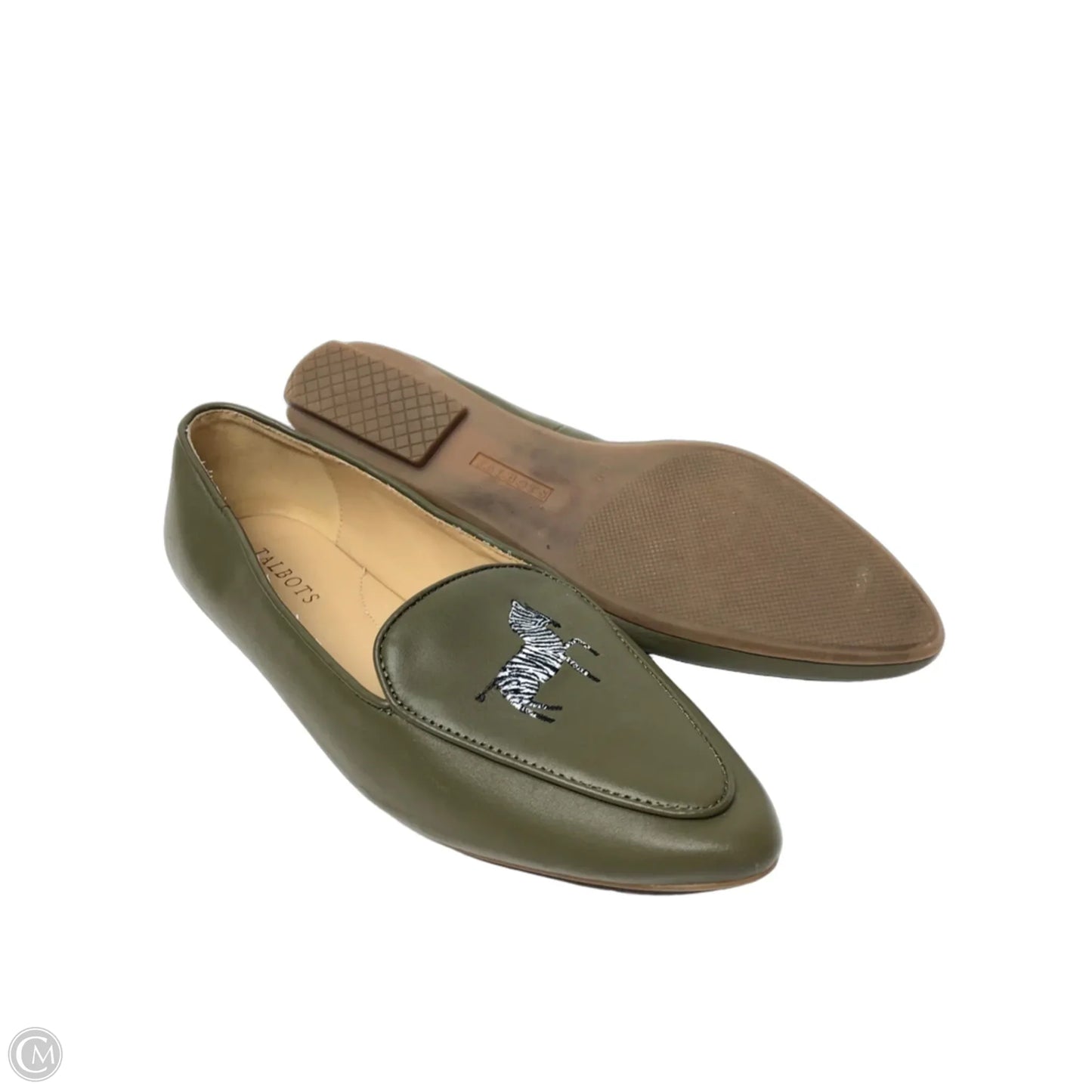 Shoes Flats By Talbots In Green, Size: 9