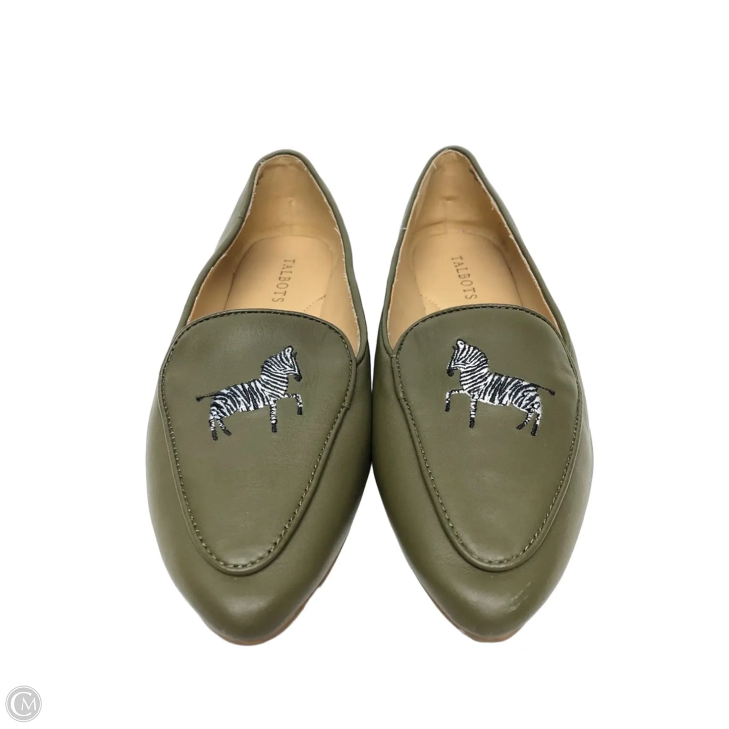 Shoes Flats By Talbots In Green, Size: 9