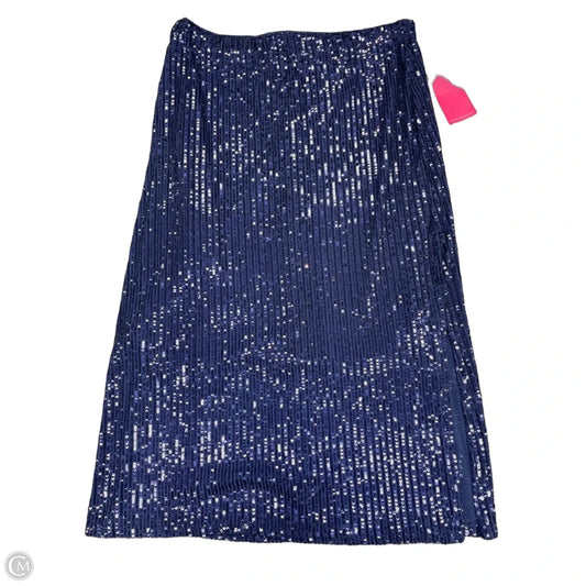 Skirt Midi By Vince Camuto In Blue, Size: M