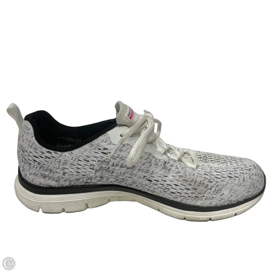 Shoes Athletic By Skechers In Grey, Size: 9
