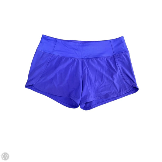 Athletic Shorts By Lululemon In Blue, Size: 8