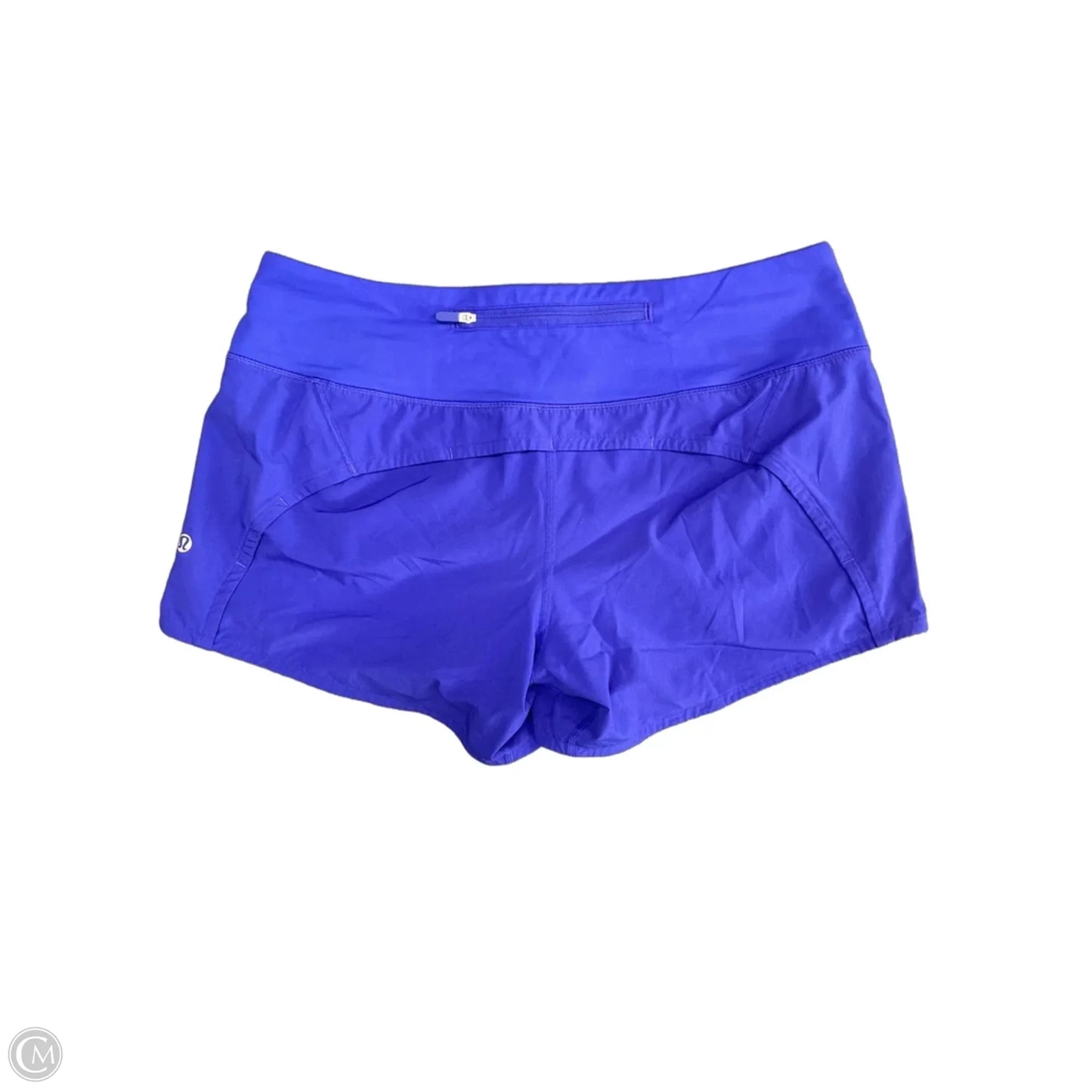 Athletic Shorts By Lululemon In Blue, Size: 8