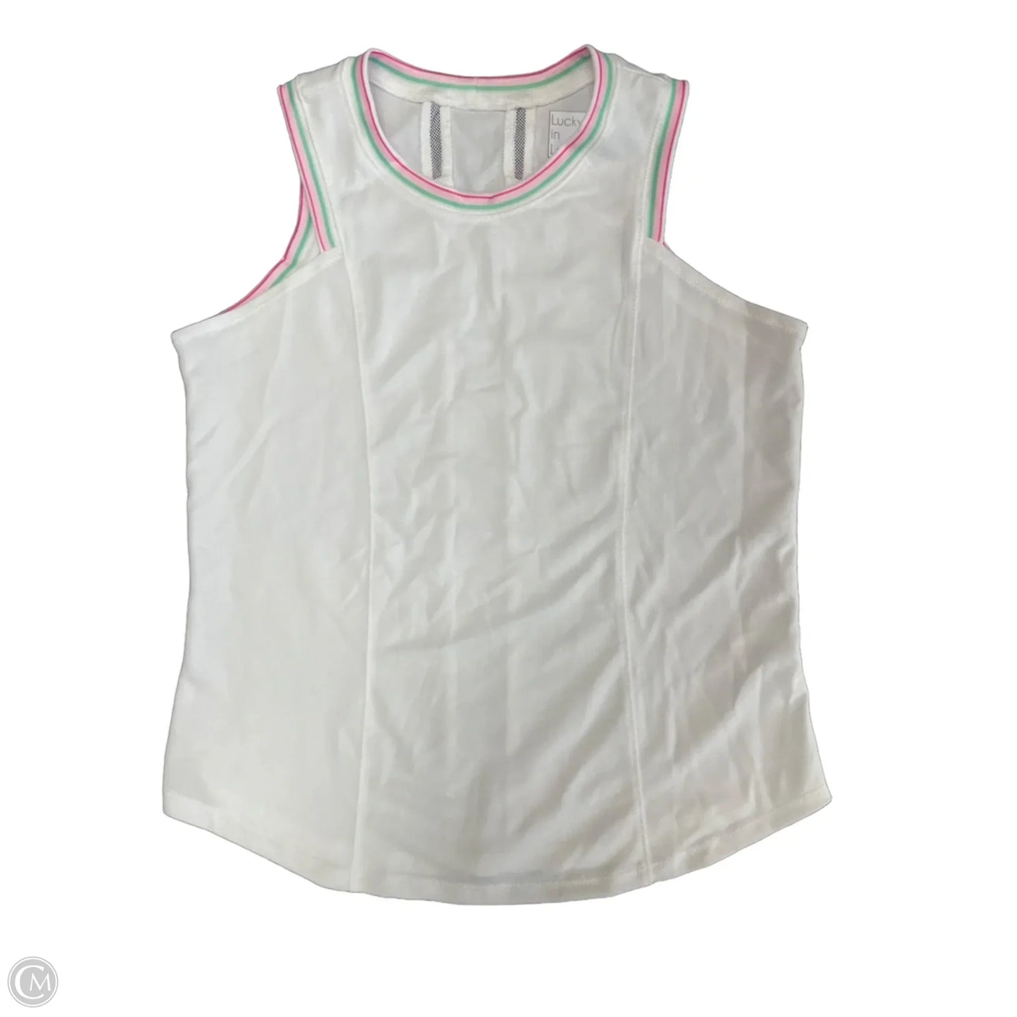 Athletic Tank Top By Lucky In Love In White, Size: M