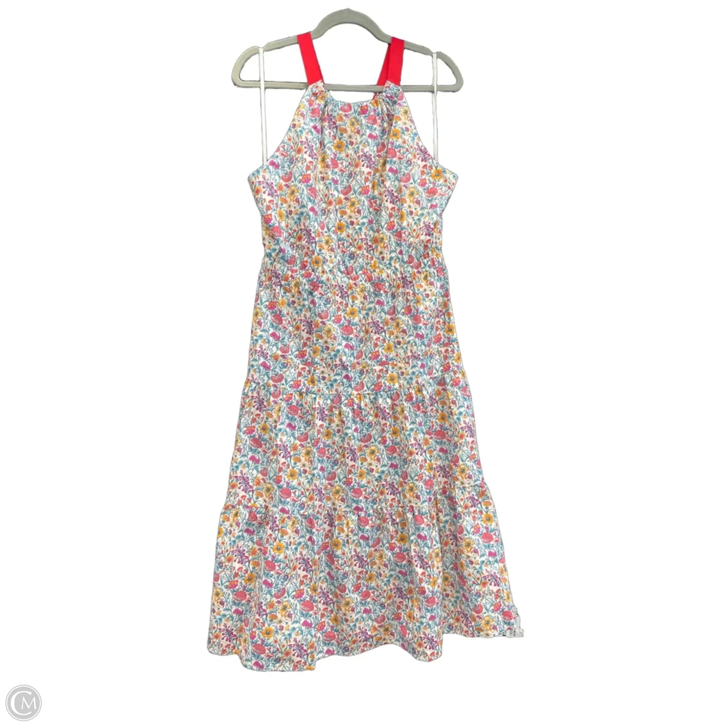 Dress Casual Short By Antonio Melani In Blue & Pink, Size: 14