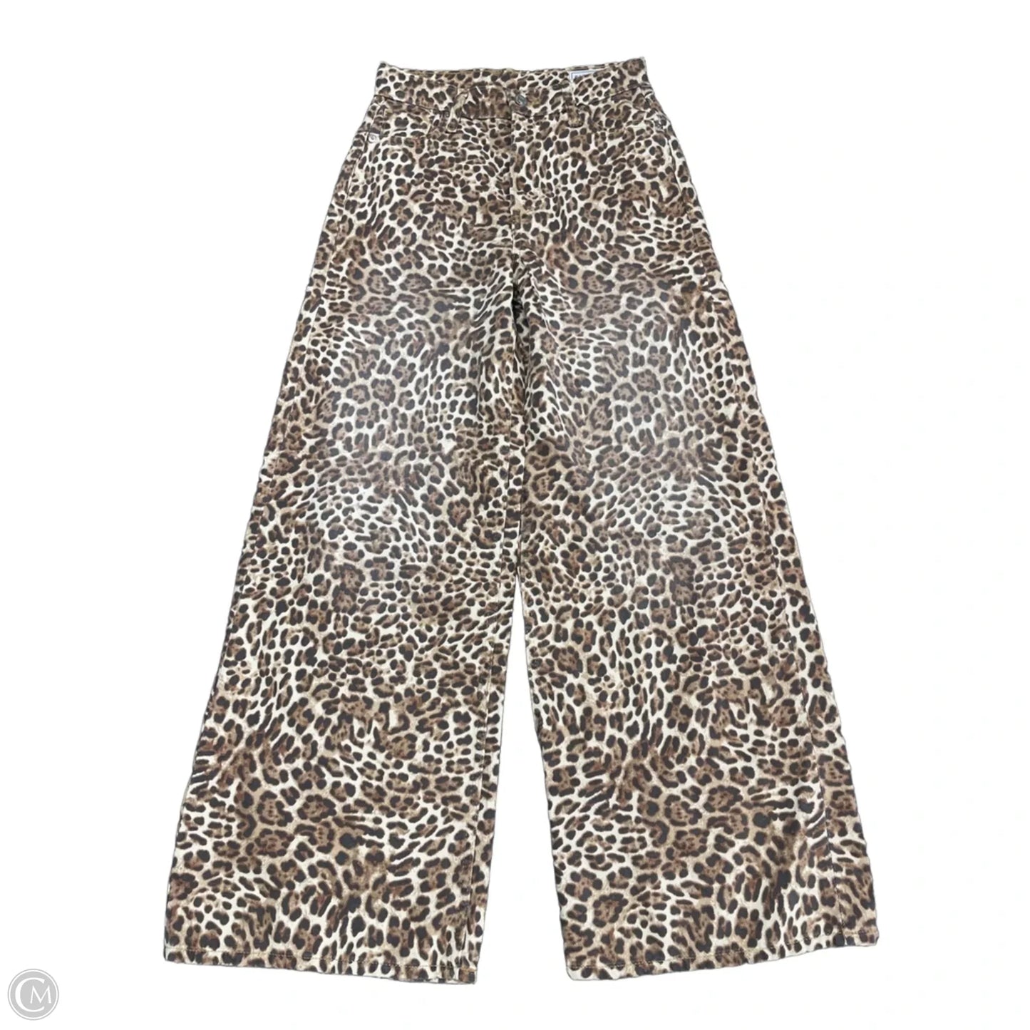 Jeans Wide Leg By Gap In Animal Print, Size: 0