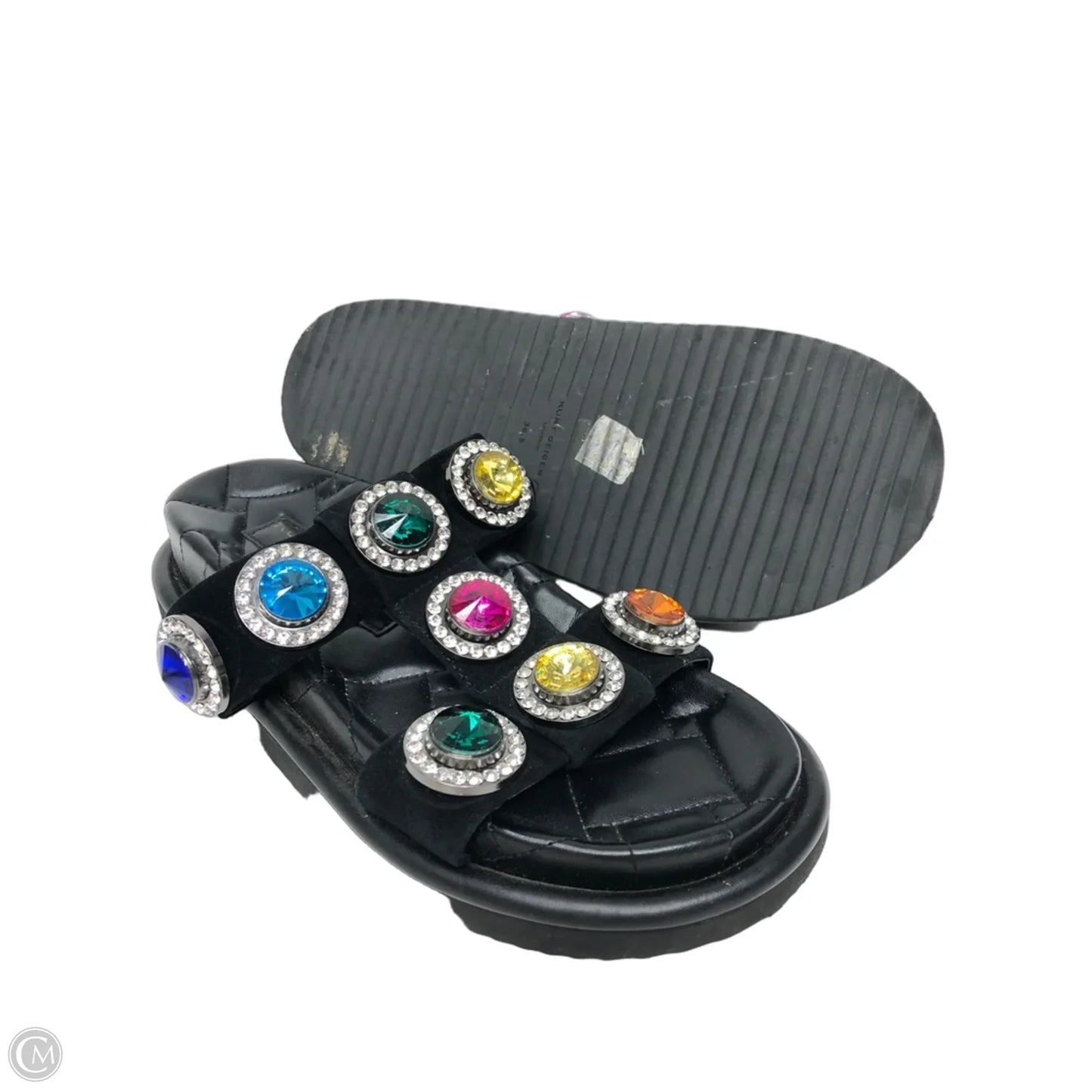 Sandals Designer By Kurt Geiger In Black, Size: 6.5
