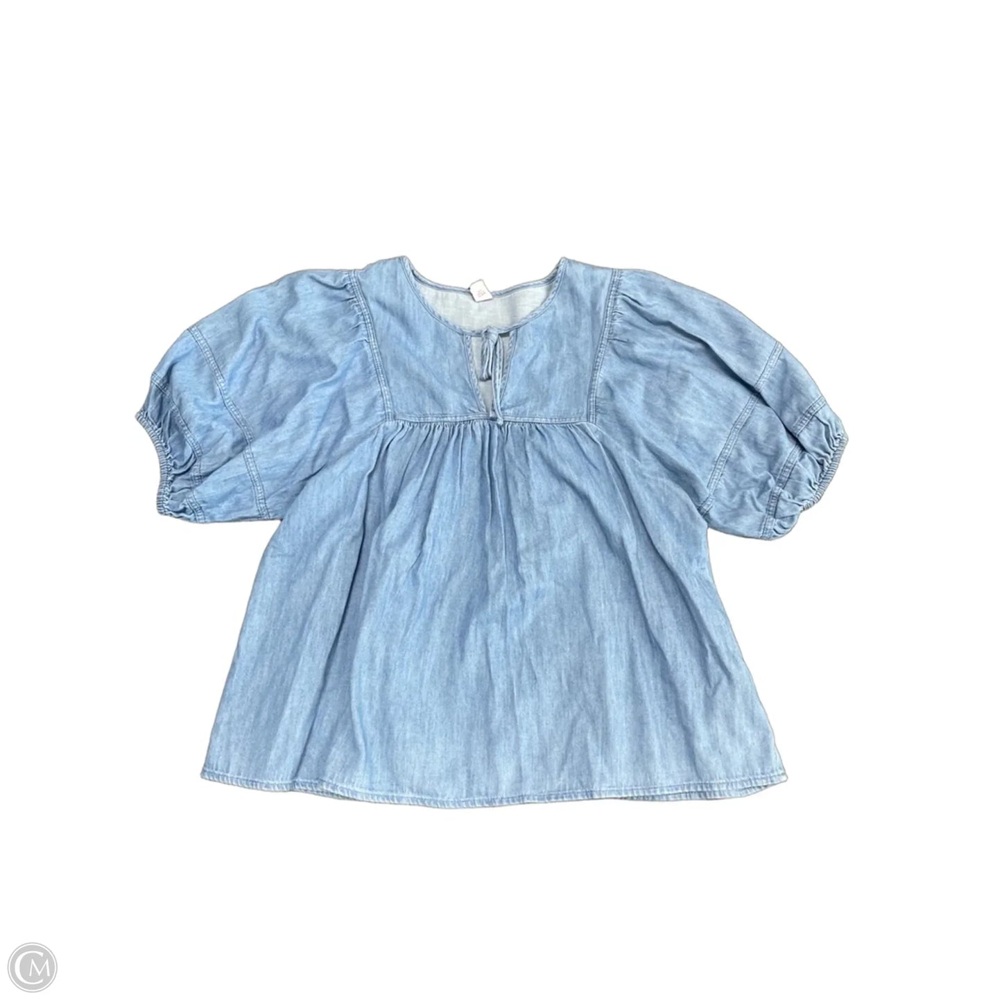 Top Short Sleeve By Old Navy In Blue, Size: L