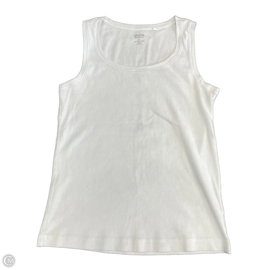 Tank Top By Chicos In White, Size: L