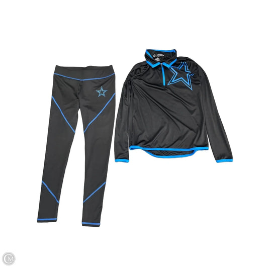Athletic Pants 2pc By Nfl In Black & Blue, Size: S